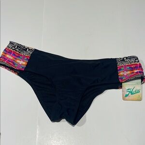 πHobie NWT swim boho Aztec black bikini bottoms